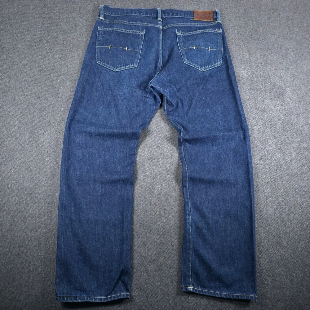 Polo Ralph Lauren Jeans Mens Fits 36x30 Classic Fit Straight Leg Indigo Cotton